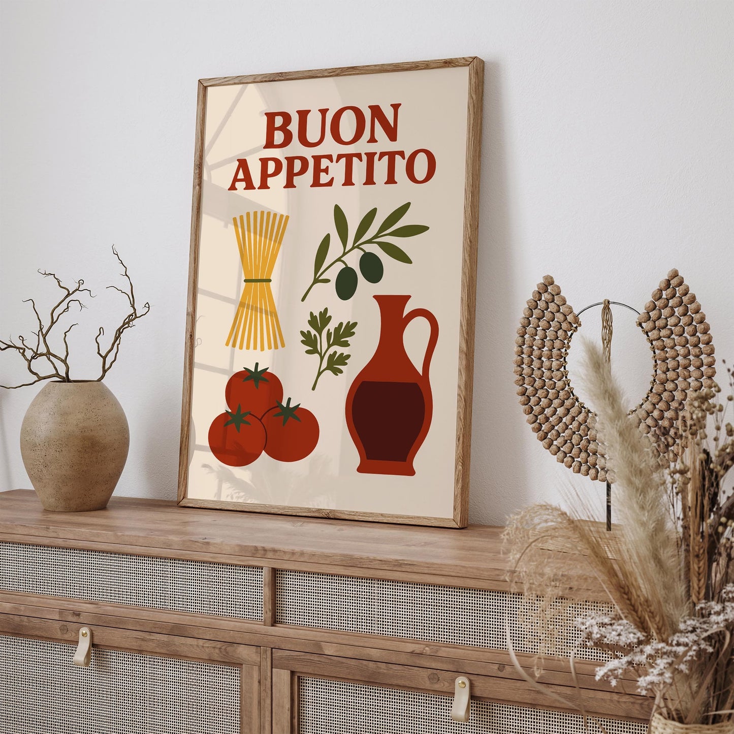 Buon Appetito Italian Foodie Poster