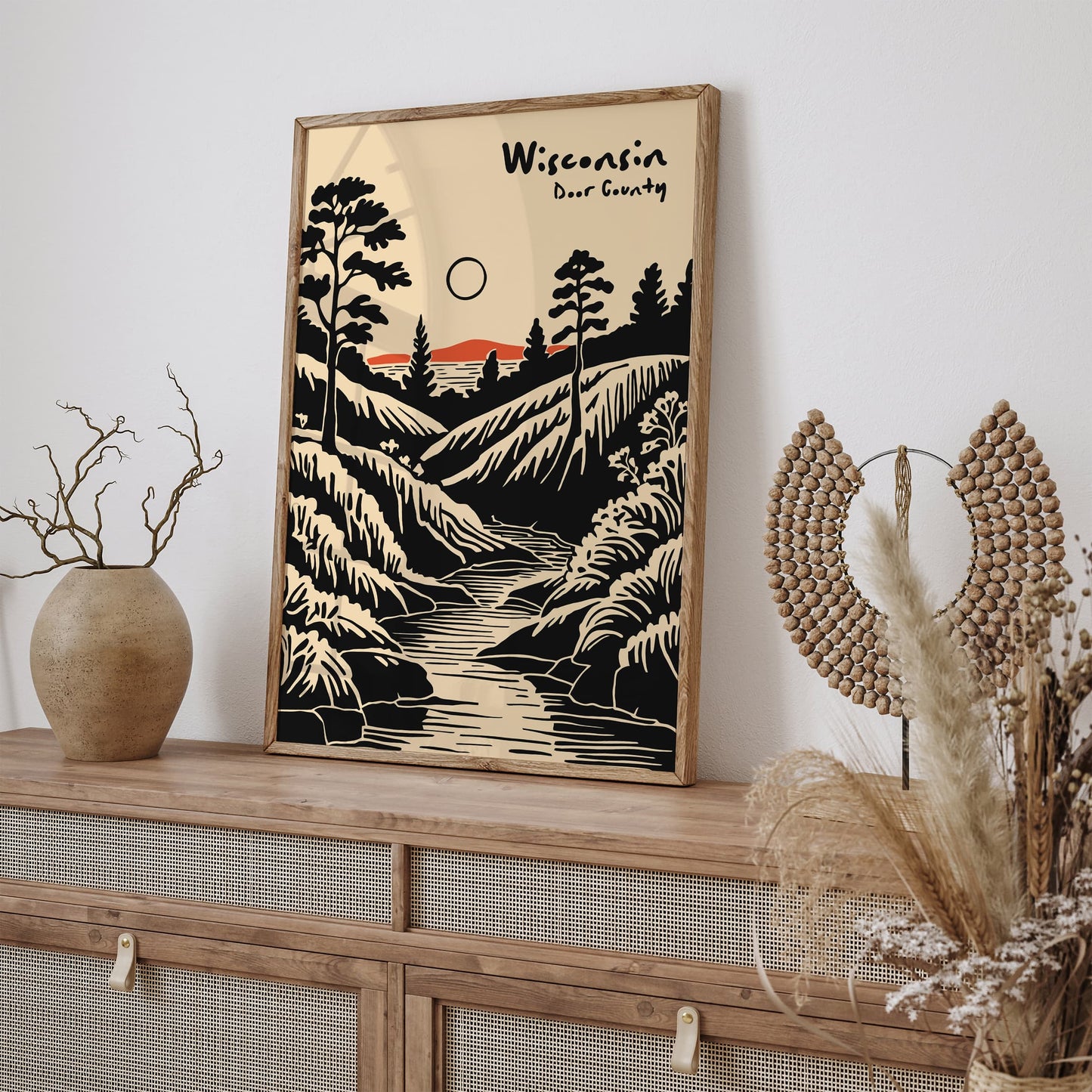 Door County Wisconsin Poster - Travel Wall Art