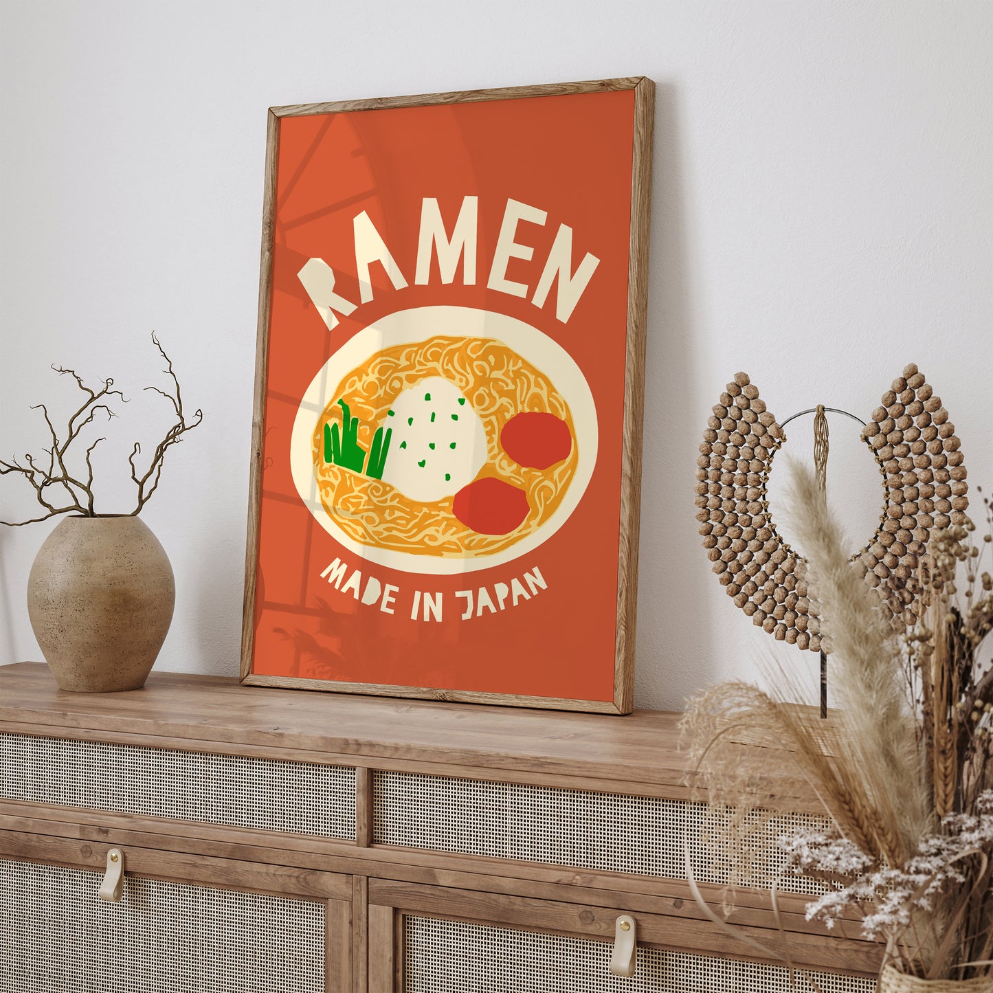 Ramen - Made in Japan - Minimalist Poster