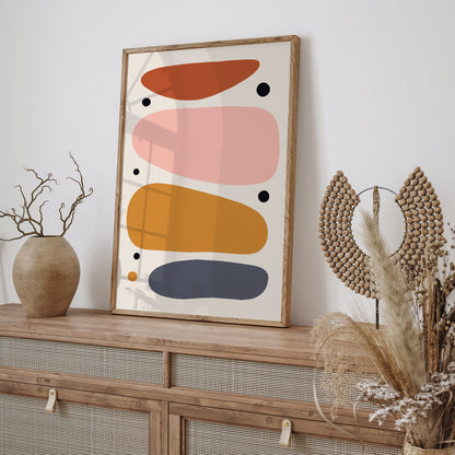 Bobo Chic Stones Art Print