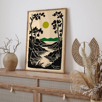Adirondack Mountains Travel Poster