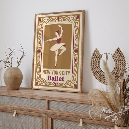 Vintage New York City Ballet Poster