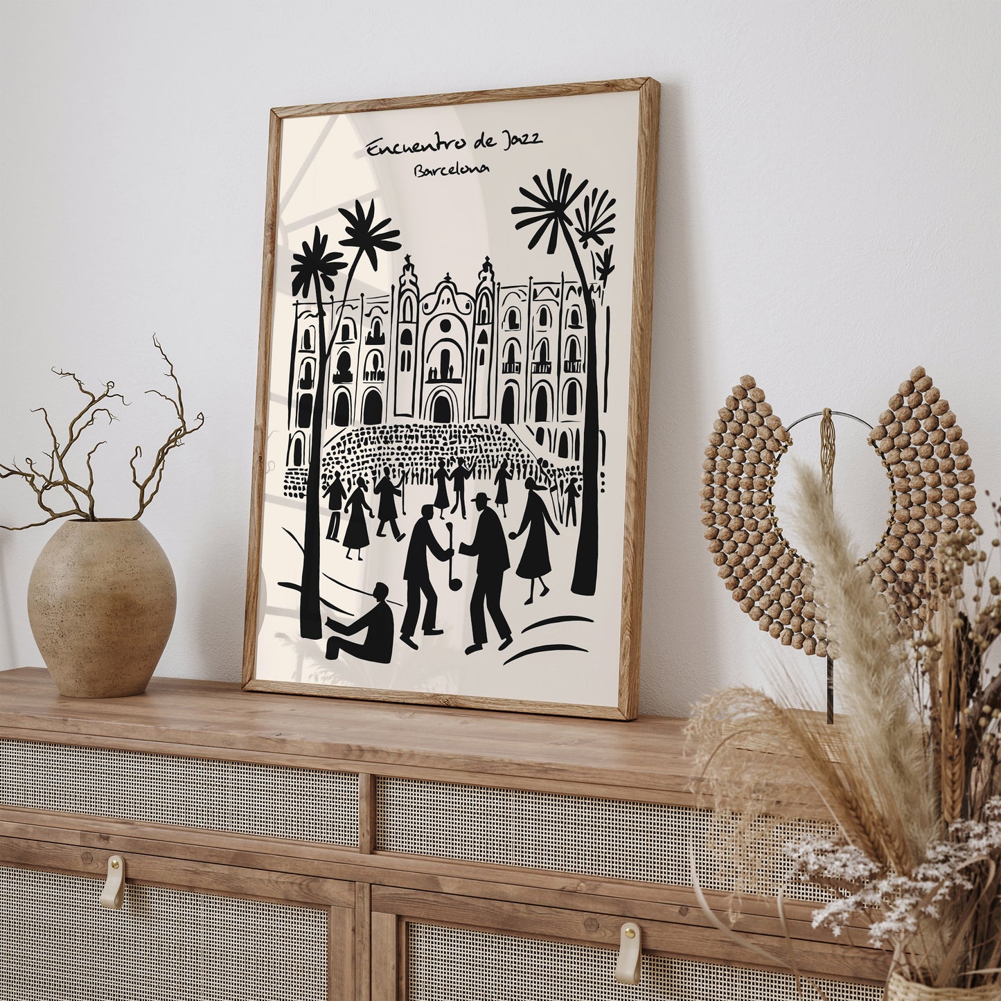 Festival de Jazz de Barcelona Art Print