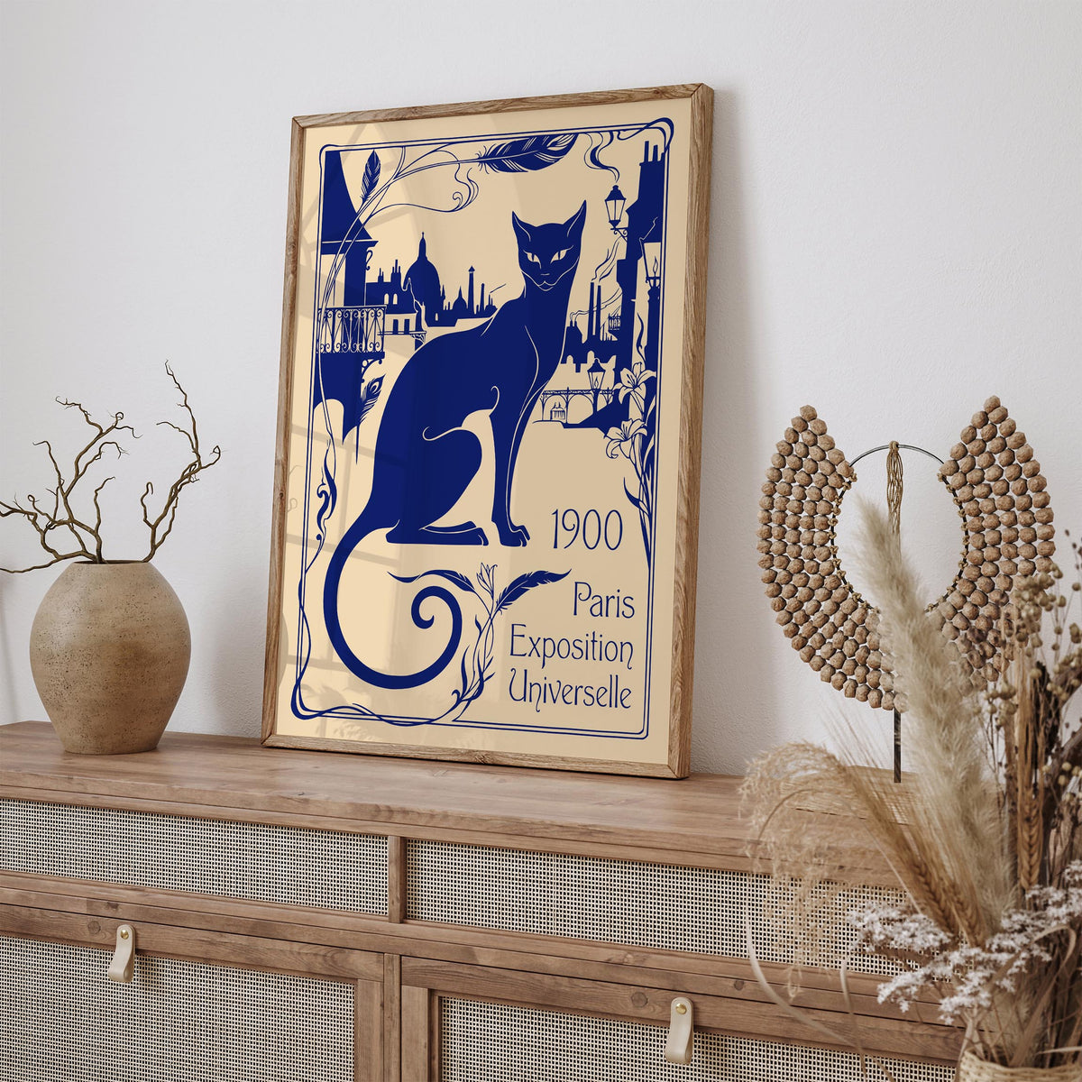Vintage Paris Poster – French Exhibition Wall Art