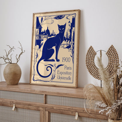 Vintage Paris Poster – French Exhibition Wall Art