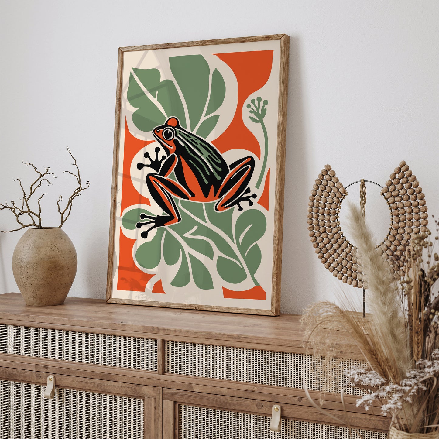 Vintage Frog Wall Art