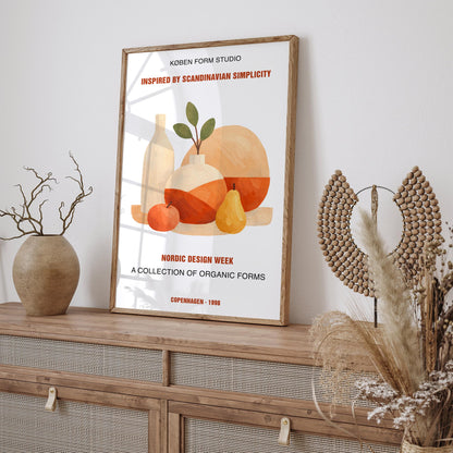 Scandinavian Simplicity Exhibition Poster