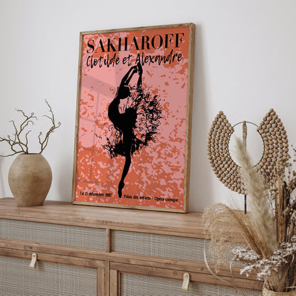 Sakharoff French Ballerina Poster