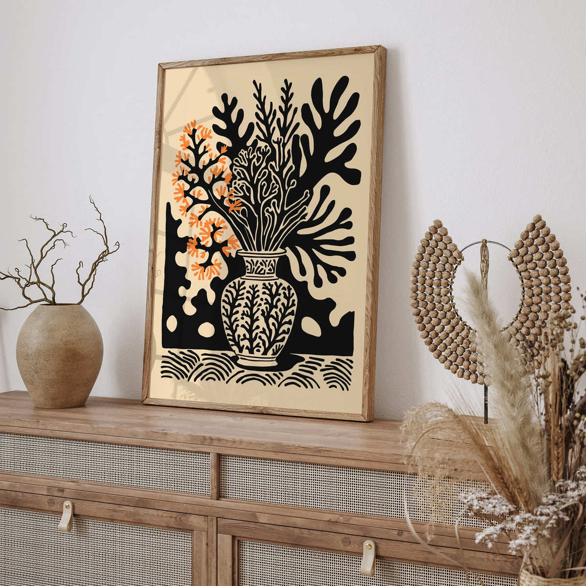 Floral Vase Art Poster