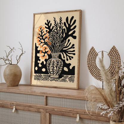 Floral Vase Art Poster