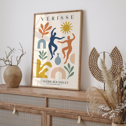 Papiers Découpés - French Abstract Wall Art Print