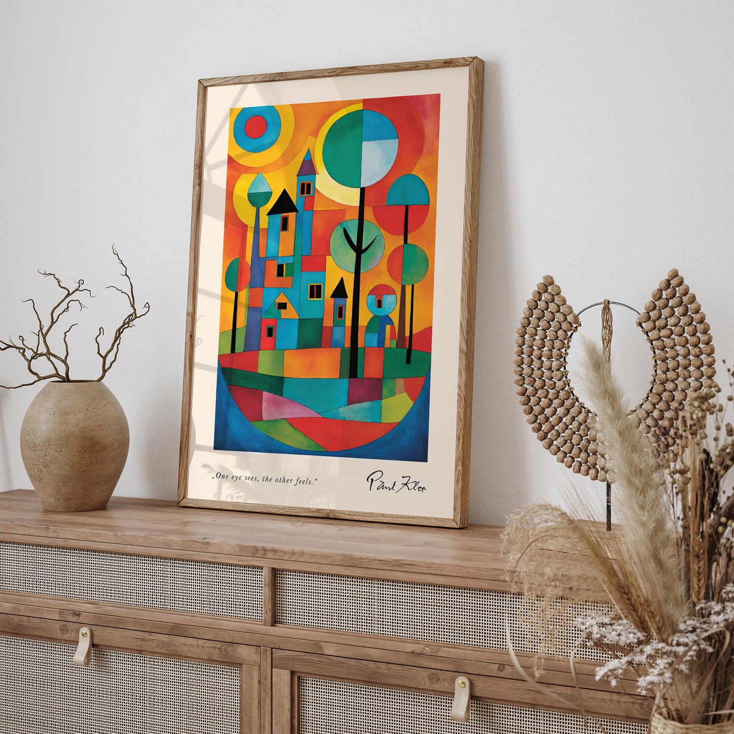 Magic Garden Colorful Paul Klee Poster