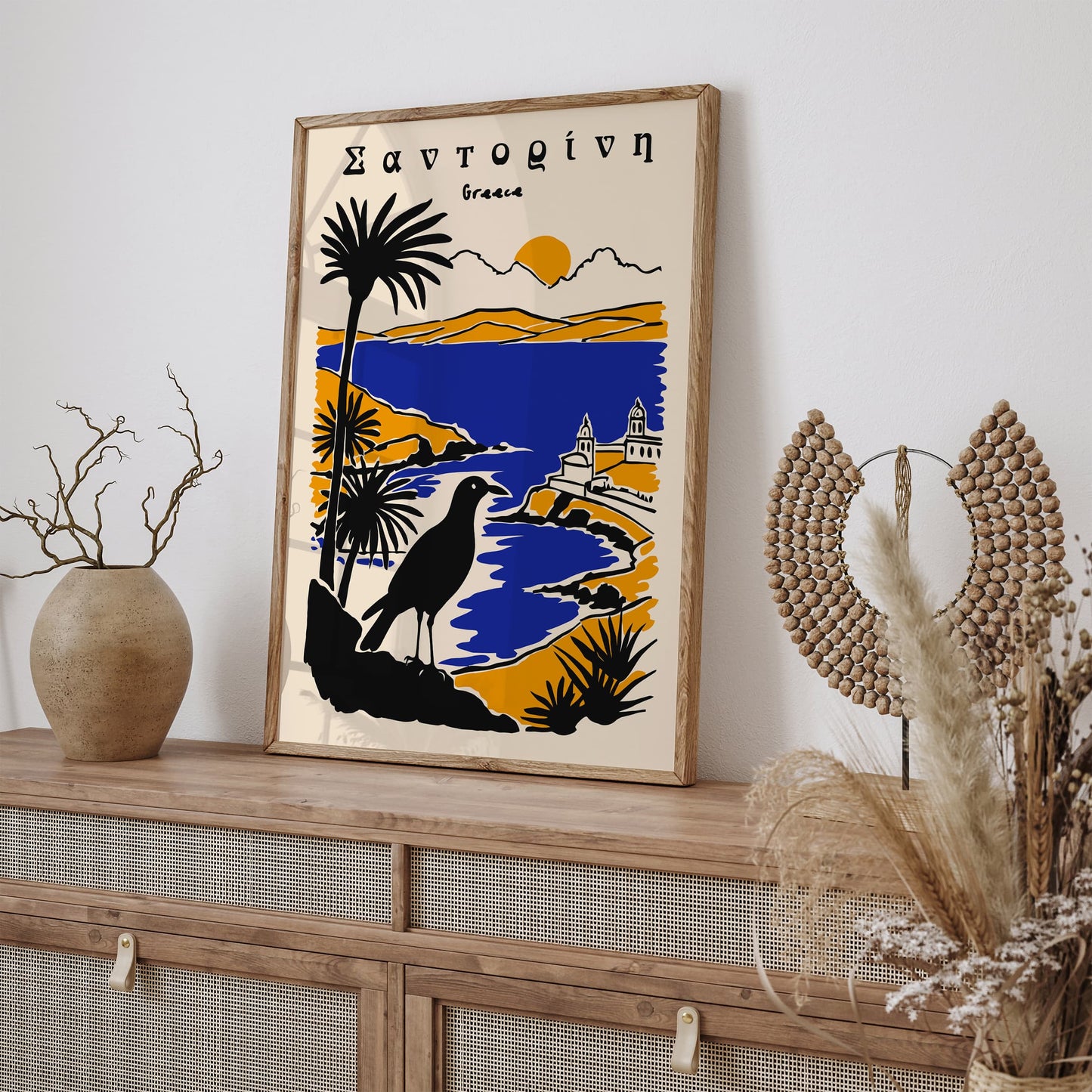 Greece Landscape Poster - Travel Wall Art Print
