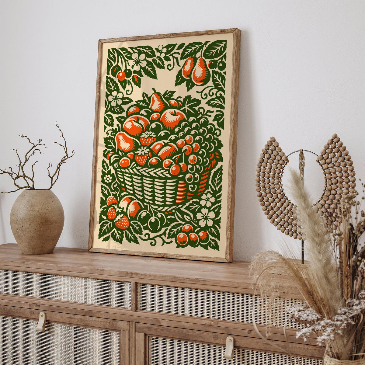 Vintage Bowl of Fruit Poster
