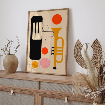 Modern Jazz Art Print - Music Poster 2025