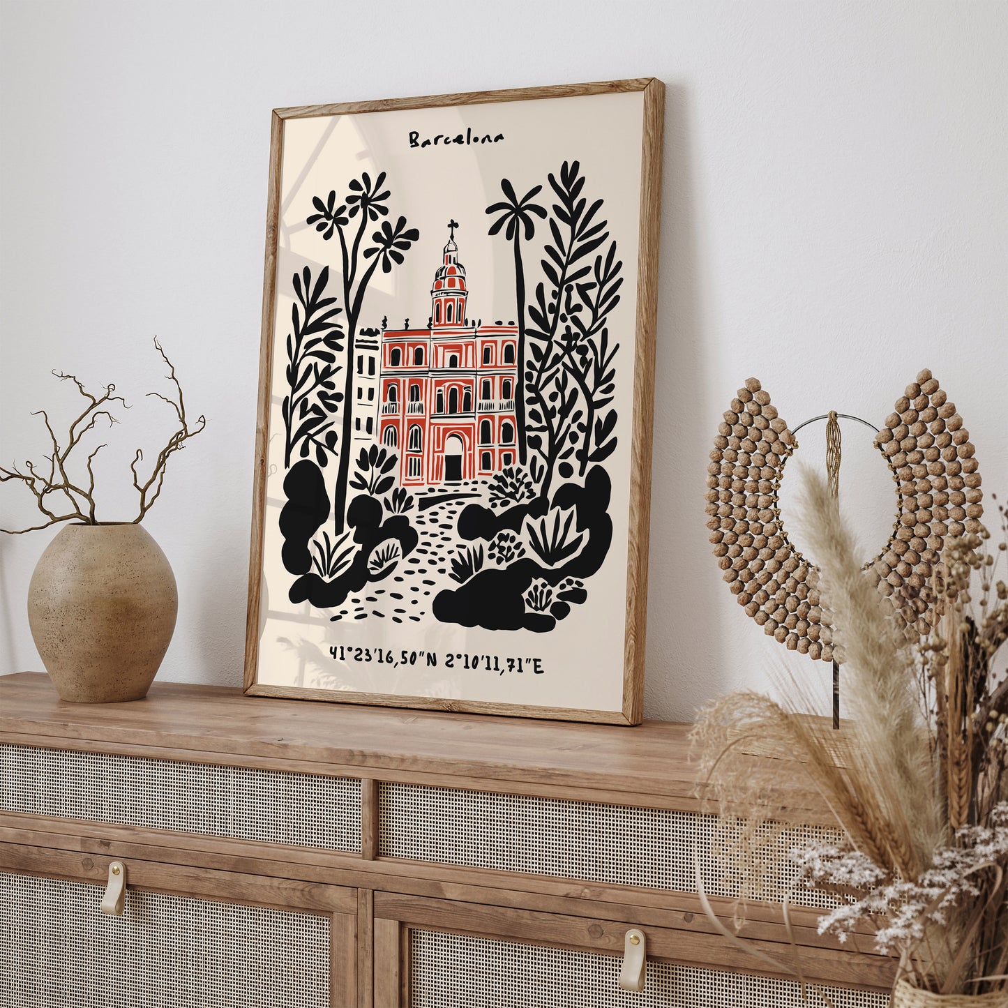 Barcelona Travel Art Print