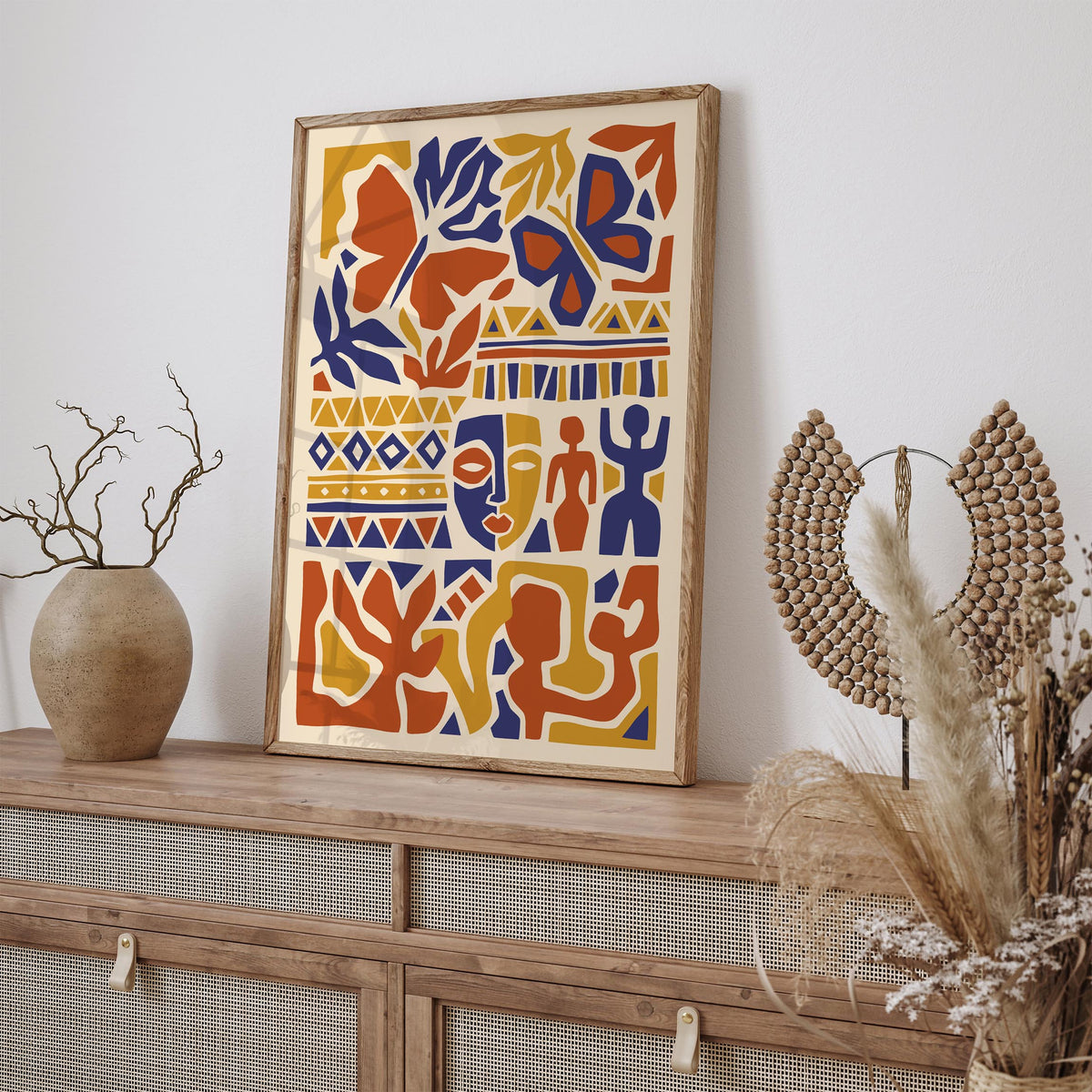 Bohemian Abstract Composition Poster