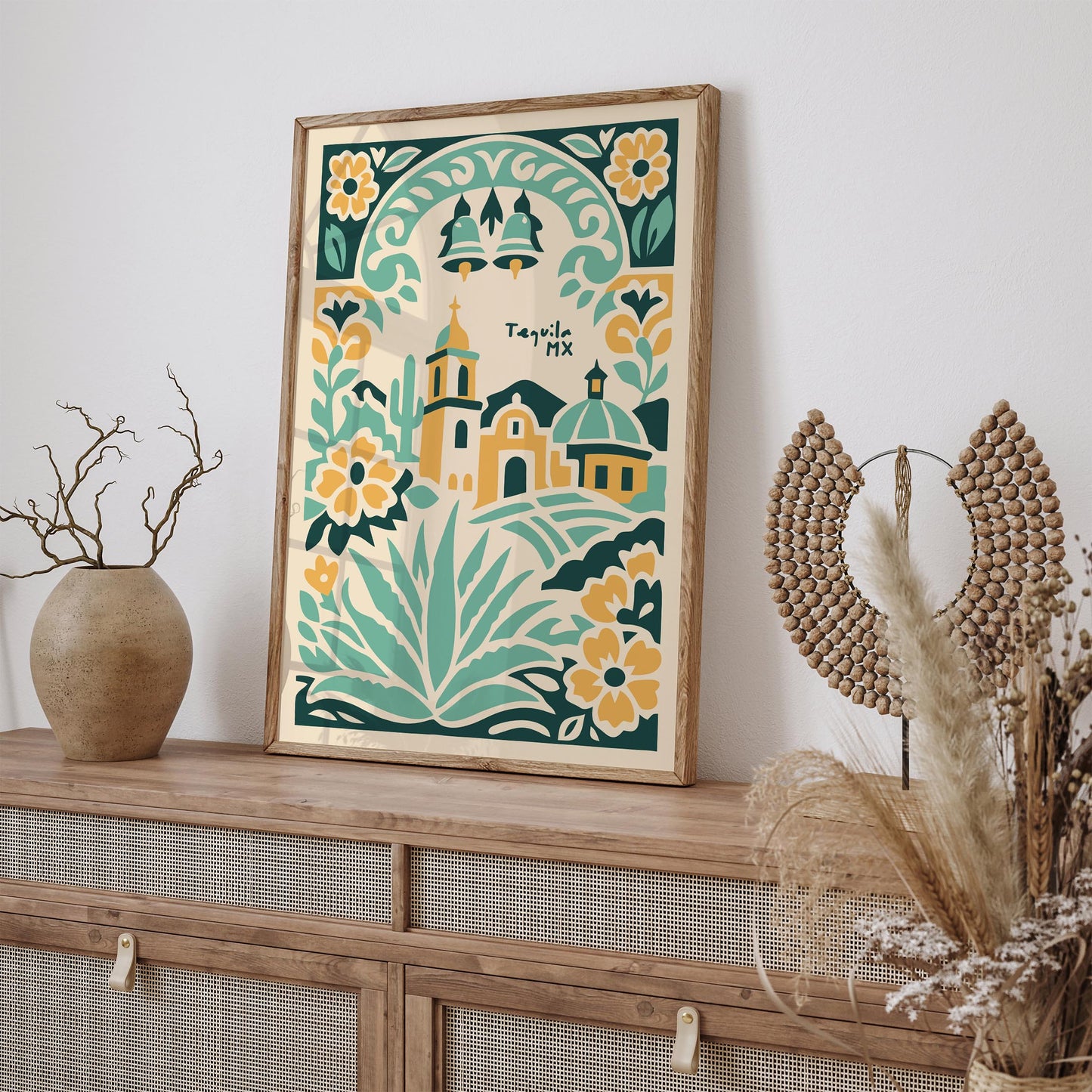 Tequila Mexico Poster – Travel Wall Art Print