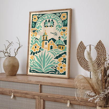 Tequila Mexico Poster – Travel Wall Art Print