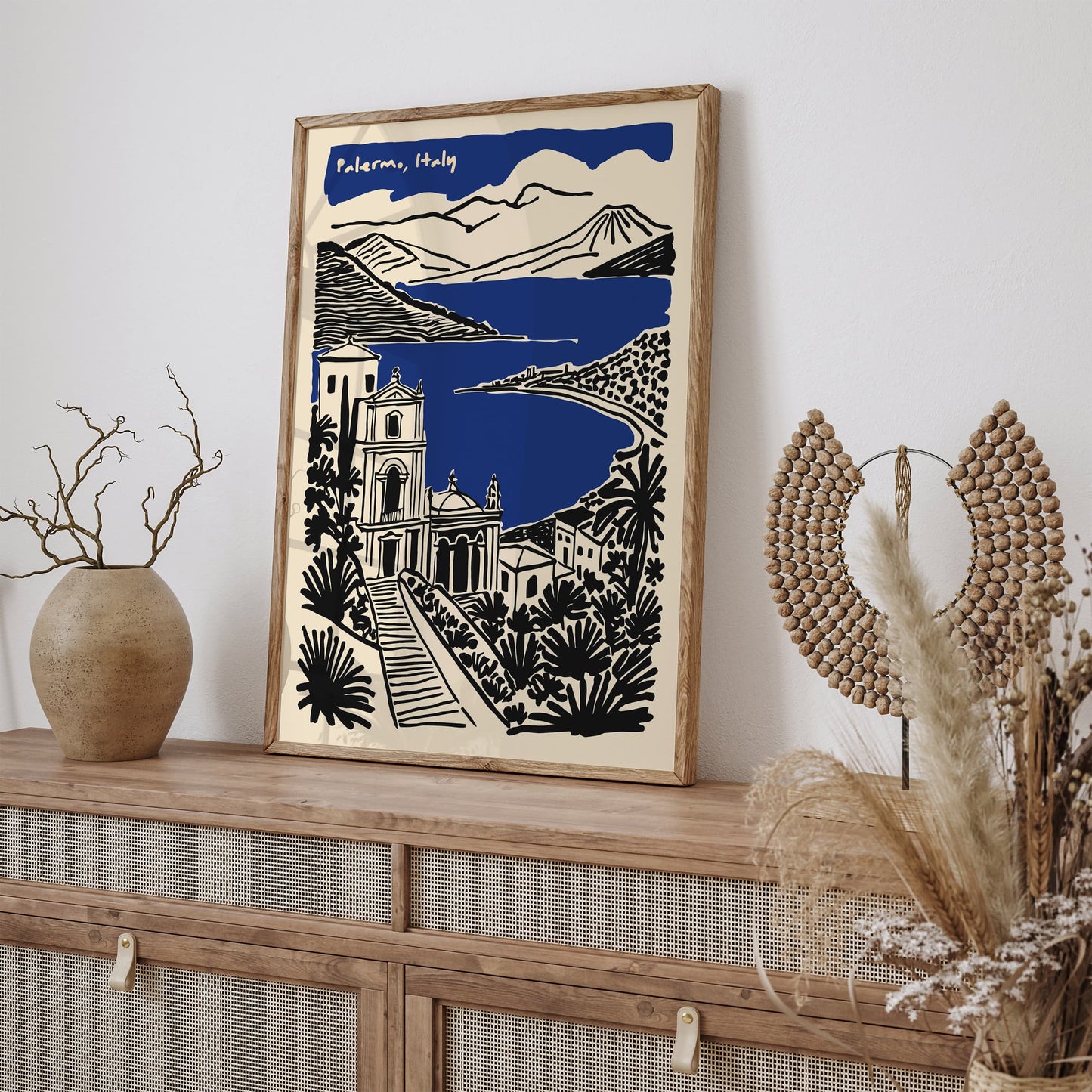 Palermo Italy Travel Poster