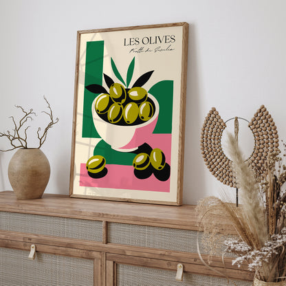 Les Olives Frutti di Sicilia Art Print