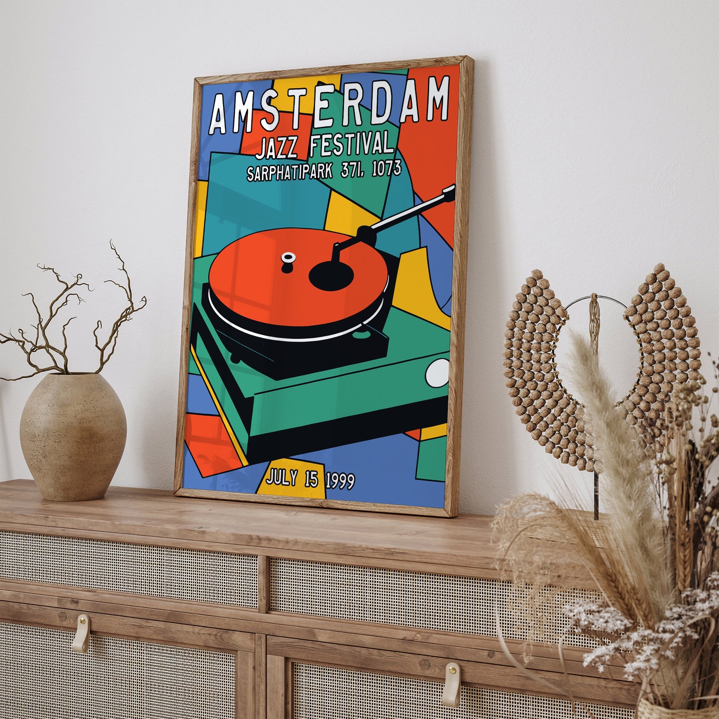 Amsterdam Jazz Festival 1999 Retro Poster