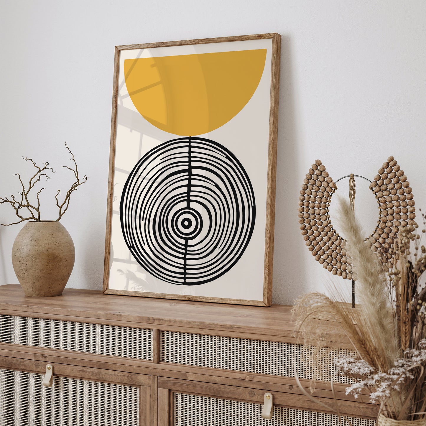 Minimalism Geometric Abstract Poster