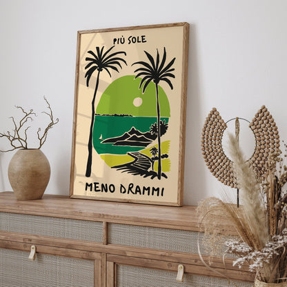 PIÙ SOLE, MENO DRAMMI Poster