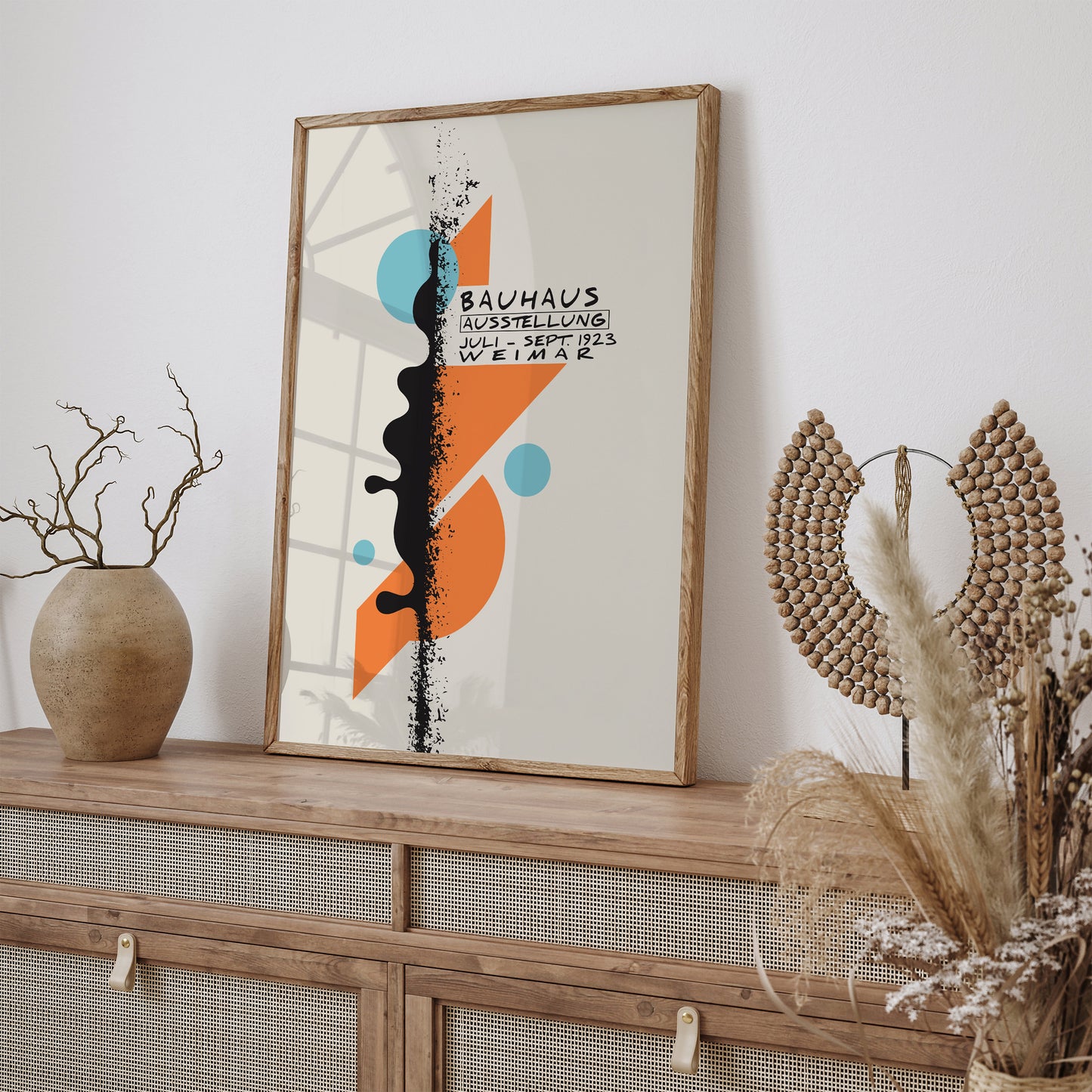 Bauhaus Ausstellung Minimalist Poster