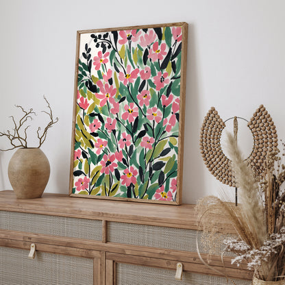 Floral Painting Art Print 2024