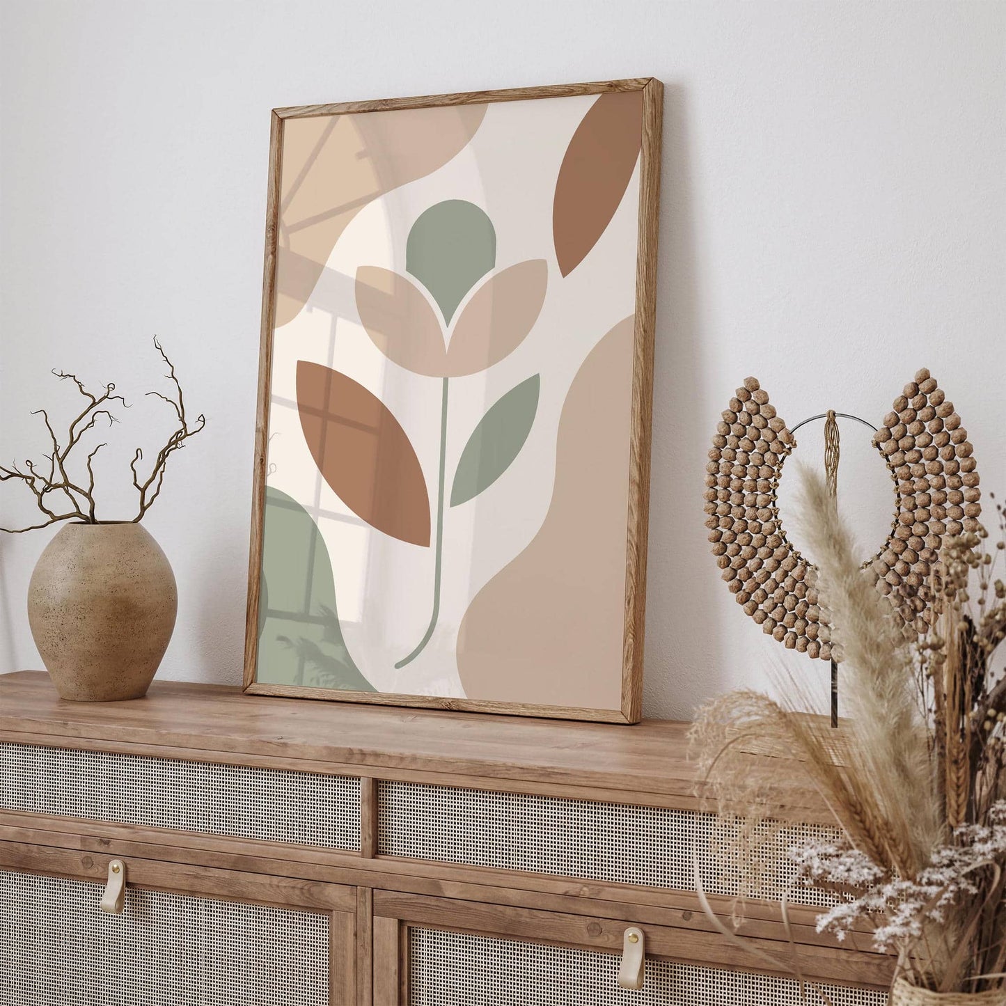 Modern Aesthetic Flower Poster