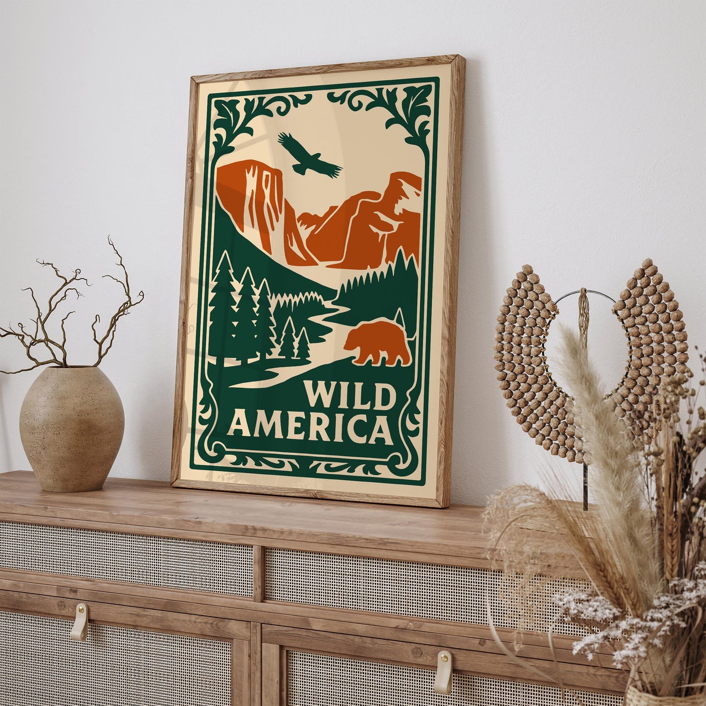 Wild America Wanderlust Nature Wall Art Print