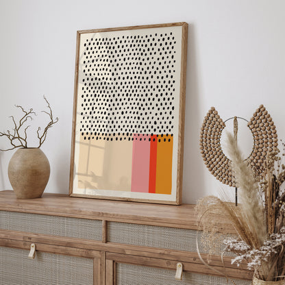 Abstract Mid Century Art Print