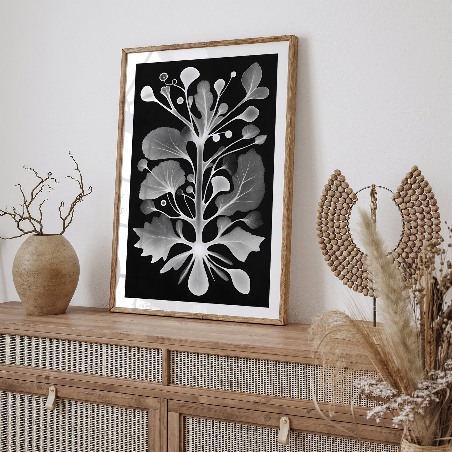 Vintage Botanical Shapes Ernst Haeckel Wall Art