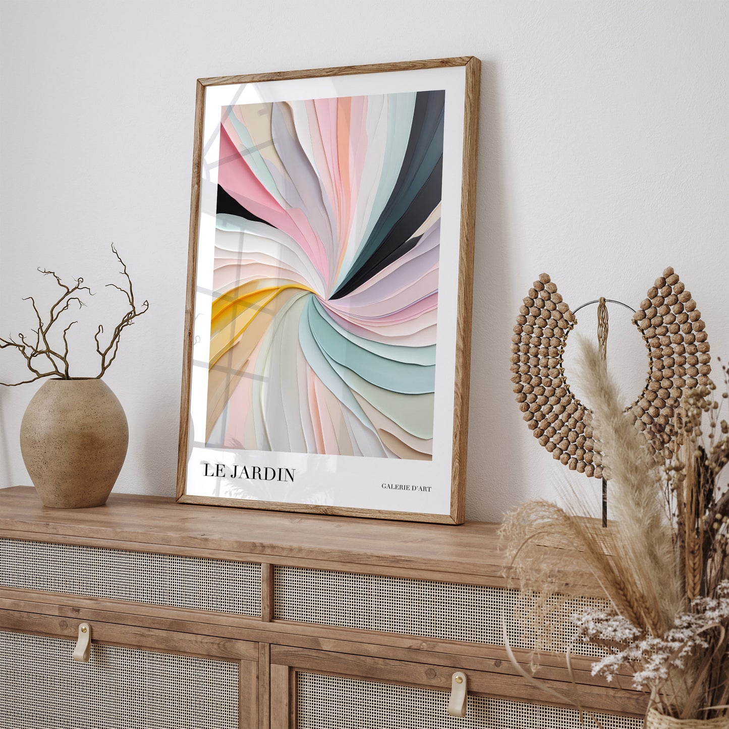 Le Jardin, Abstract Painting Print