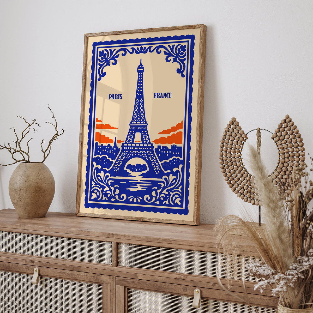 Paris France Eiffel Tower Poster