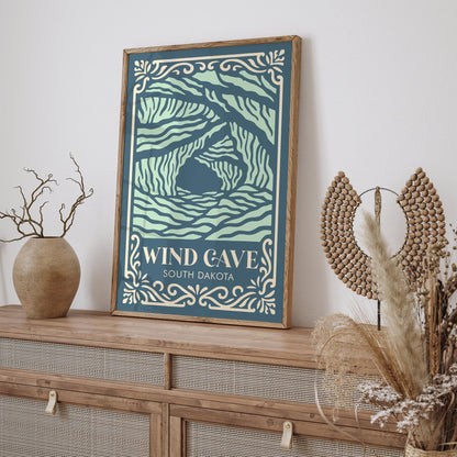 Wind Cave South Dakota Poster