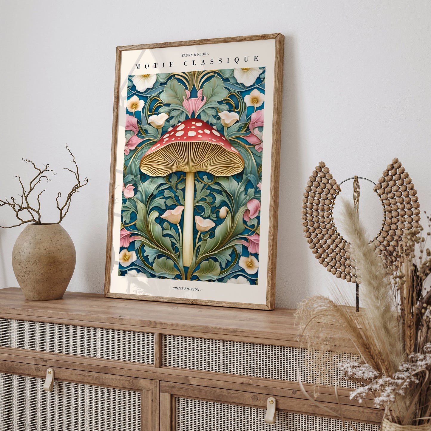 Fauna & Flora Mushroom Art Print