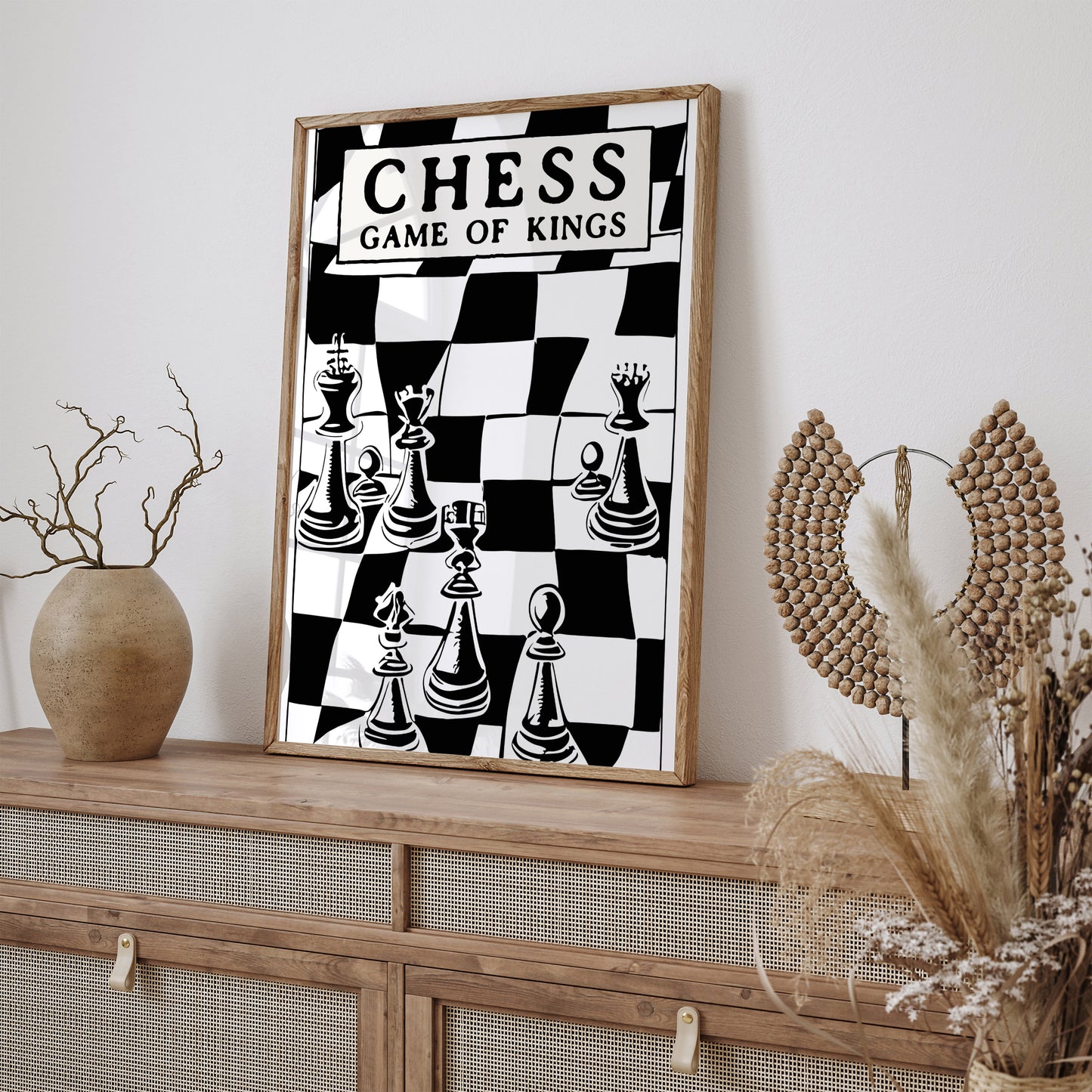 Chess - Game of Kings Vintage Poster