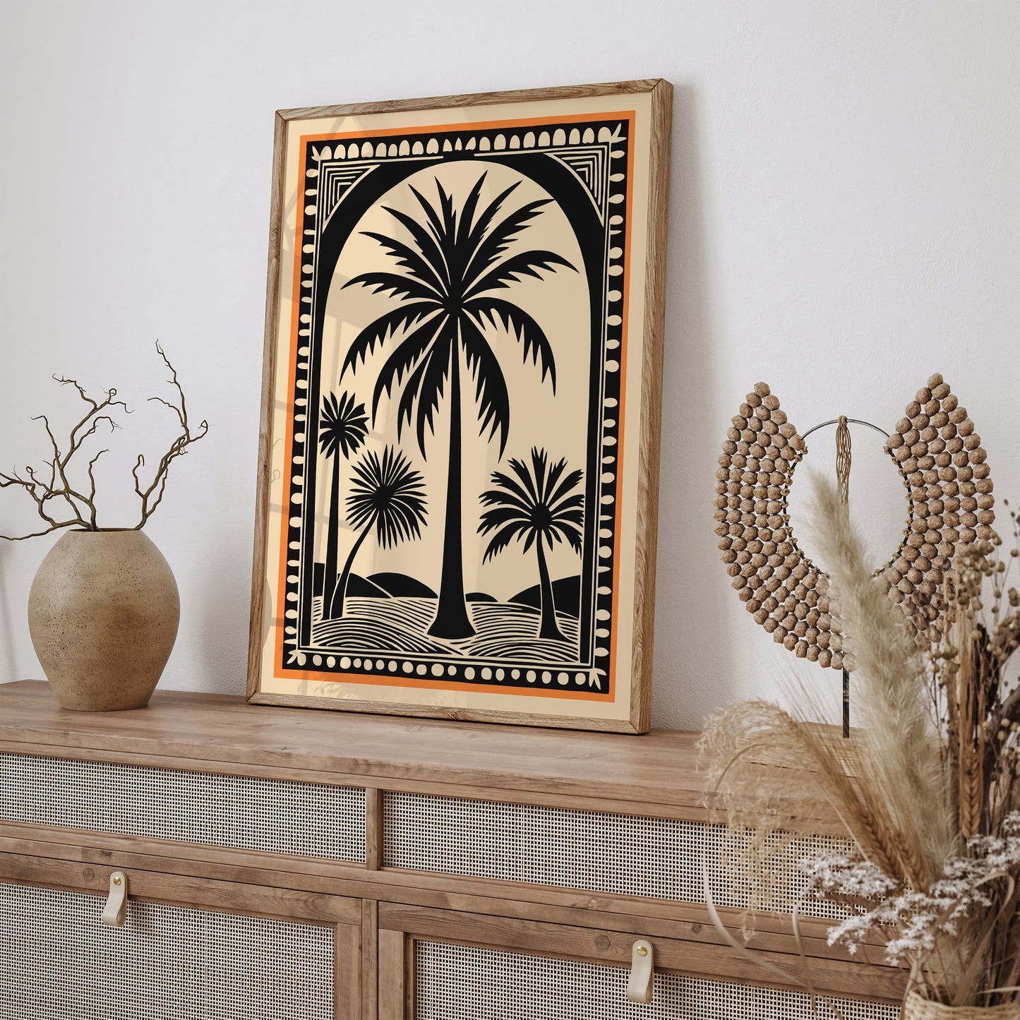 Thailand Palm Trees Boho Wall Art