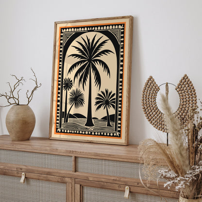 Thailand Palm Trees Boho Wall Art