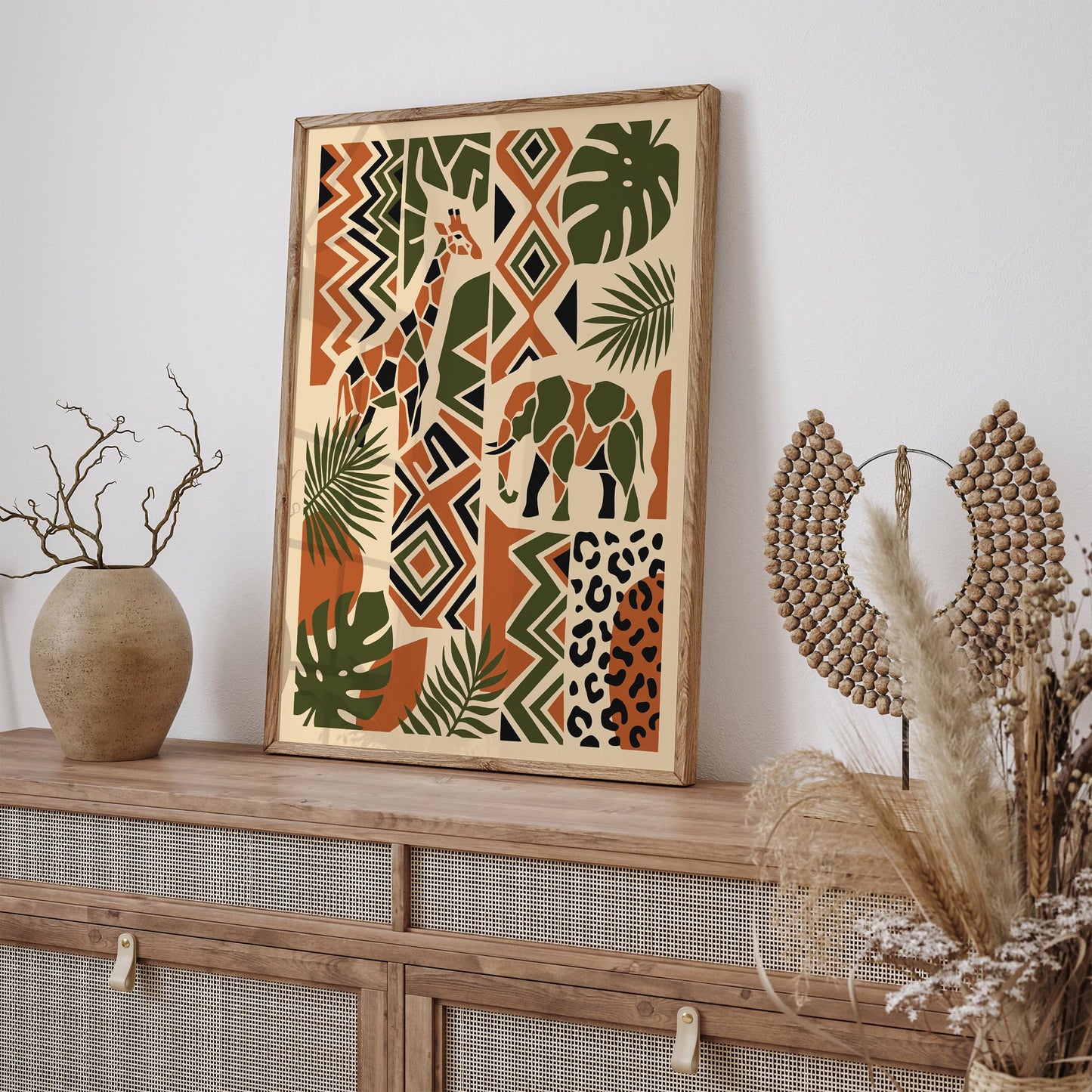 Bohemian Safari Nature Poster
