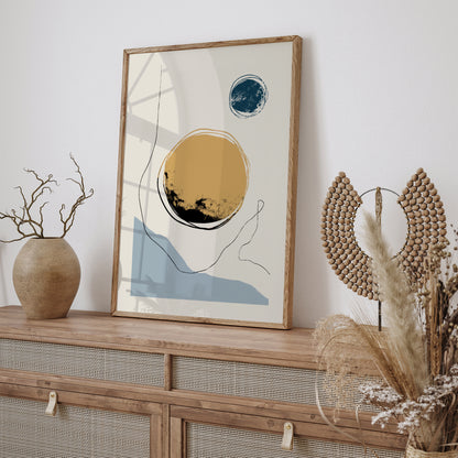 Nordic Minimalist Abstract Art Print