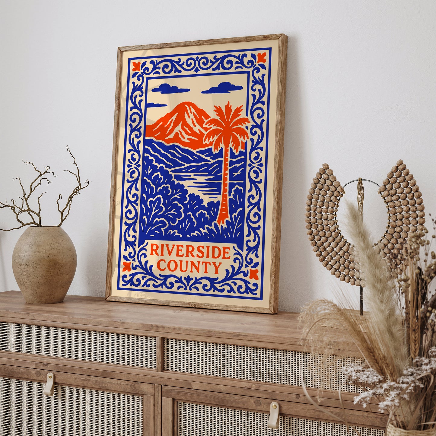 Riverside County California Travel Poster