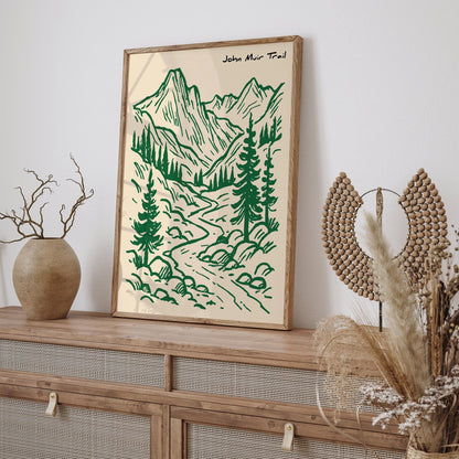 John Muir Trail Poster