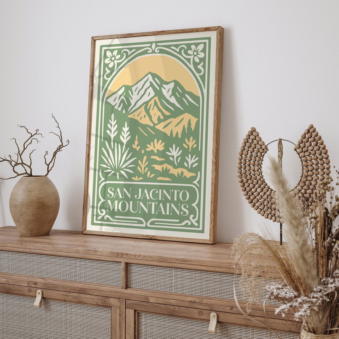 San Jacinto Mountains Travel Poster