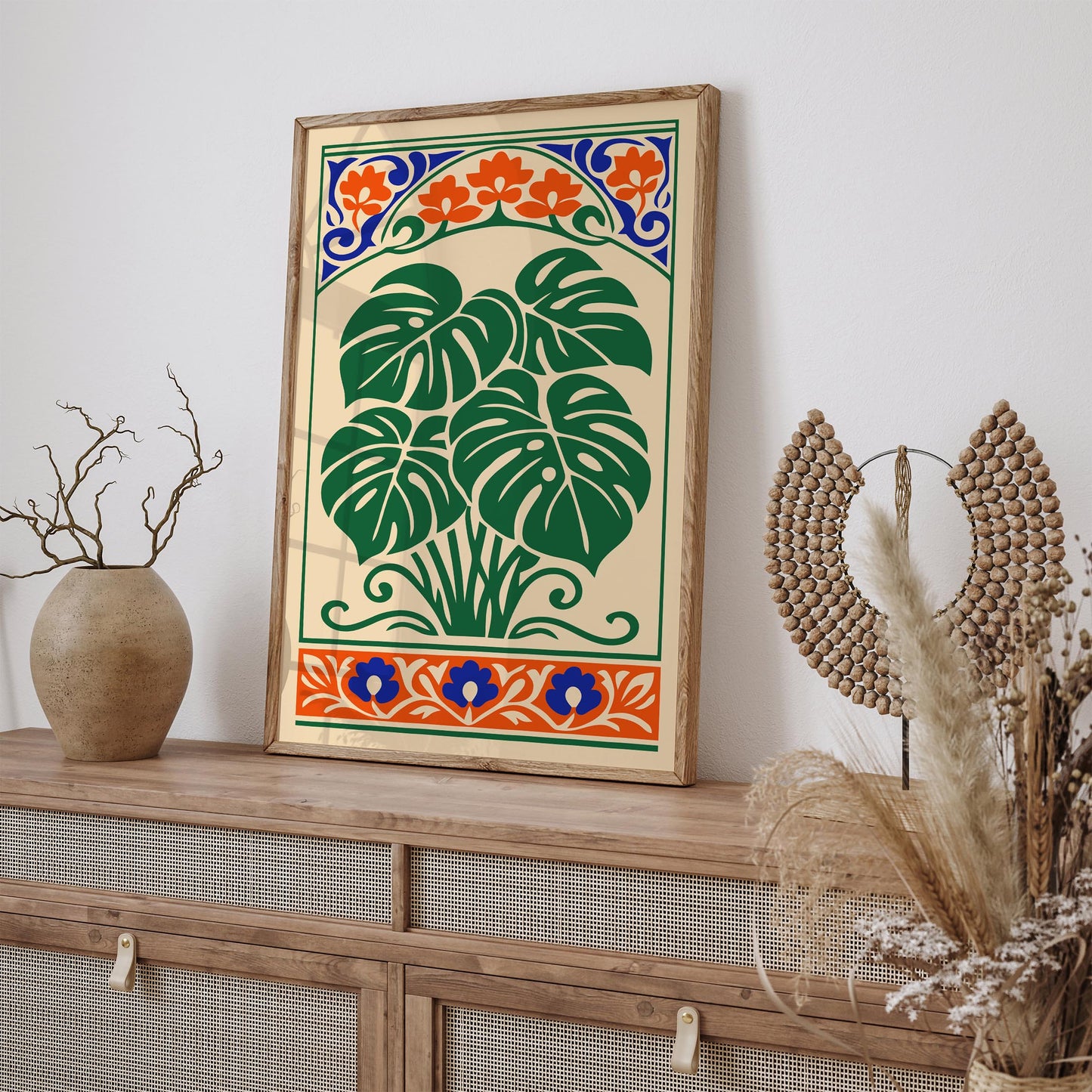 Monstera Plant Wall Art Print
