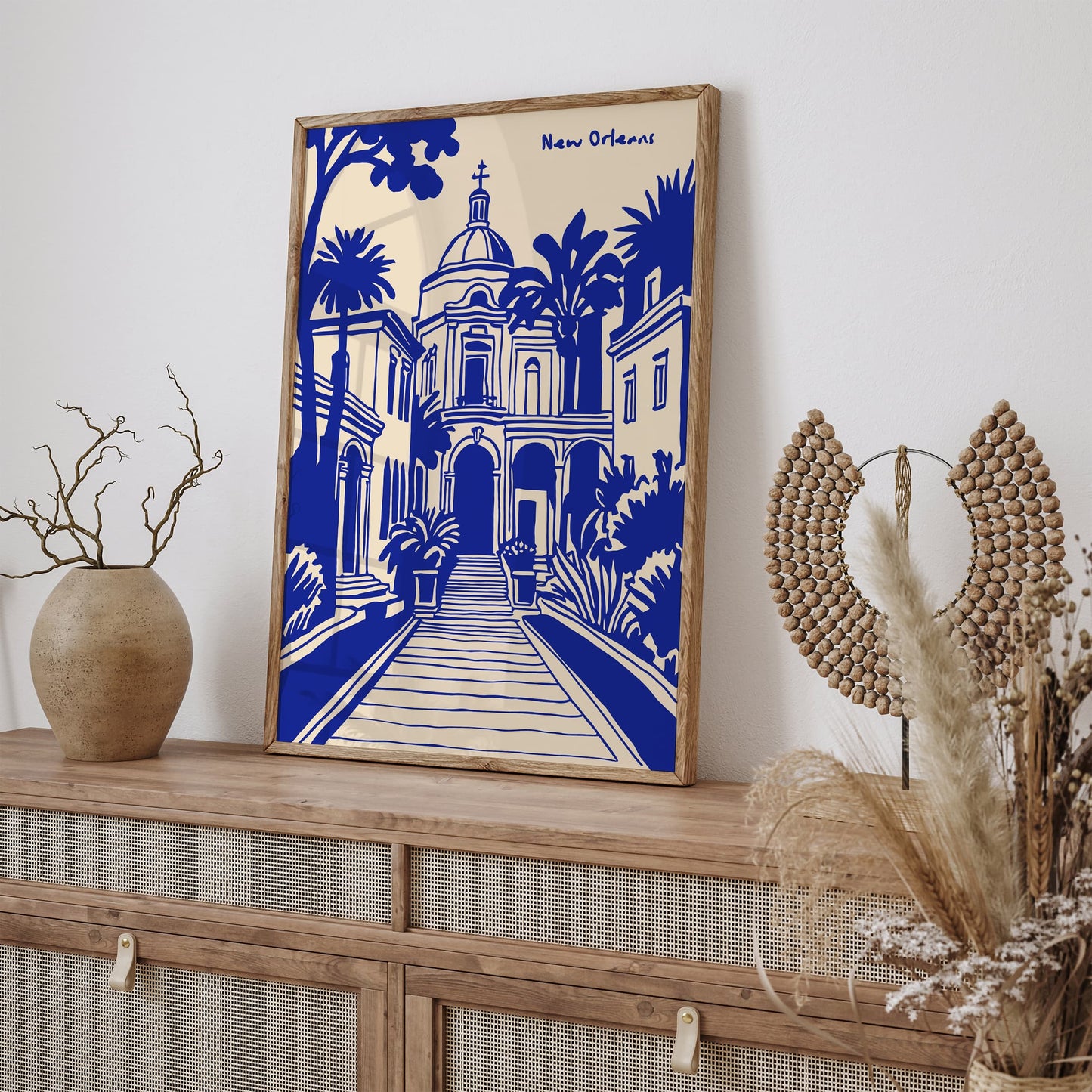 New Orleans poster inspired by St. Louis Cathedral Wall Art