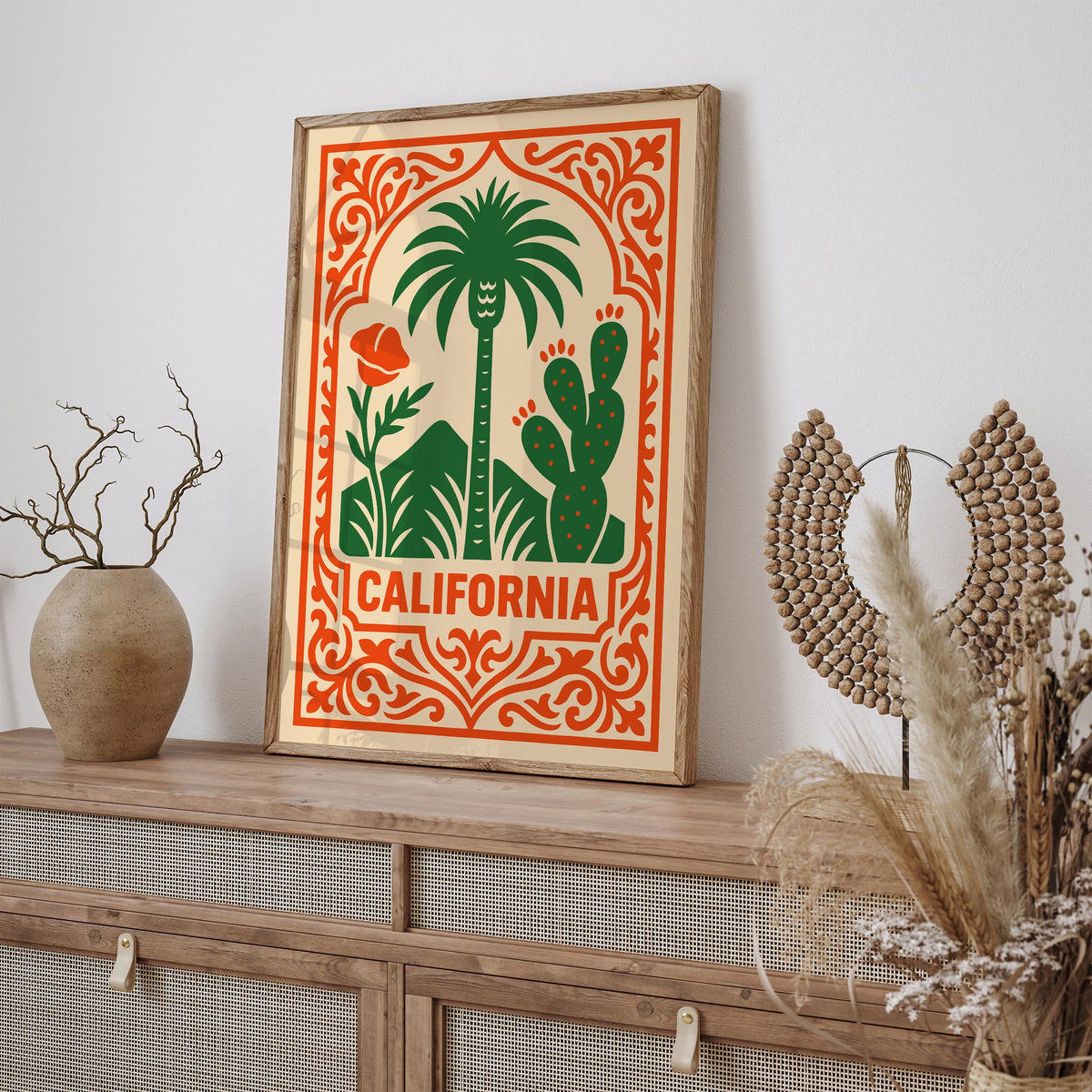 California Vintage Travel Poster