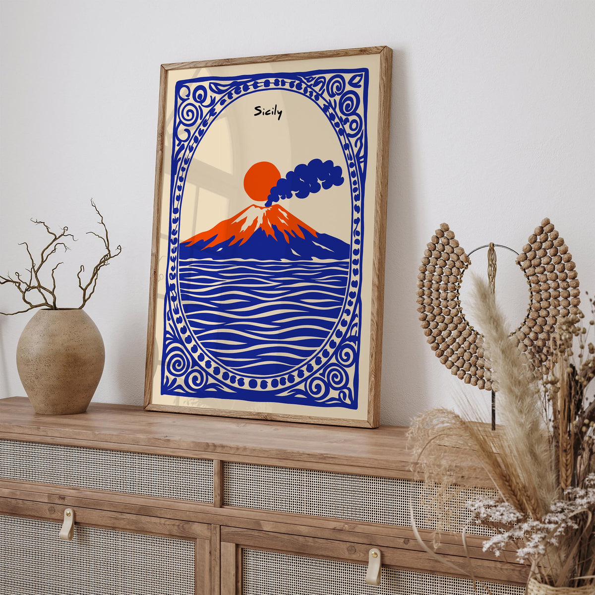 Mount Etna Sicily Poster